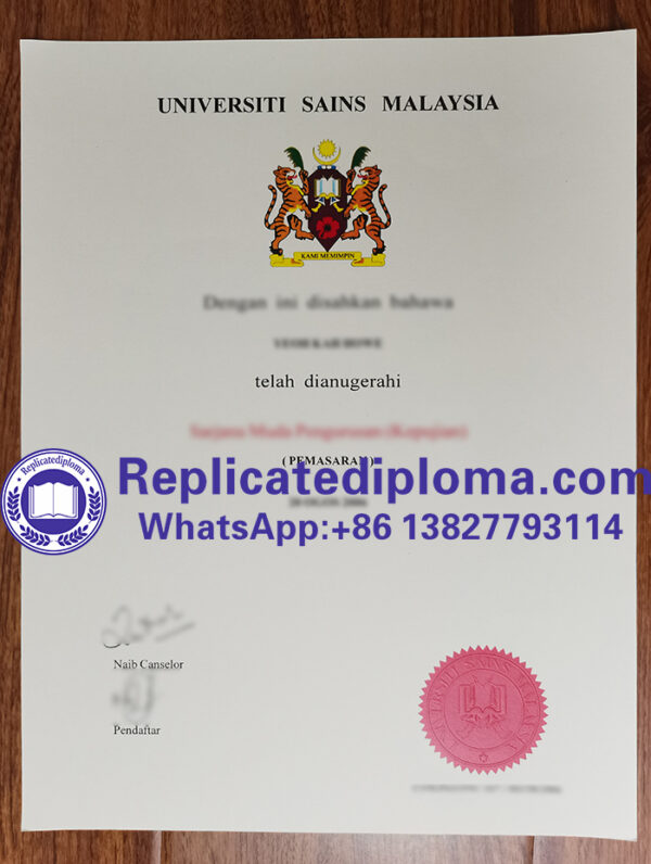 Buy Fake Usm Degree Order Fake Universiti Sains Malaysia Diploma