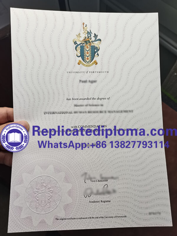 Best Site To Buy Fake University Of Portsmouth Diploma In UK