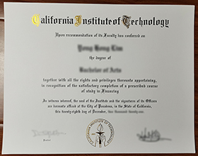 Buy California Institute Of Technology Diploma Order CIT Degree