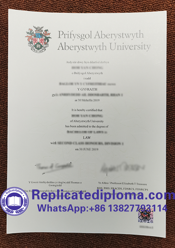 Aberystwyth University diploma