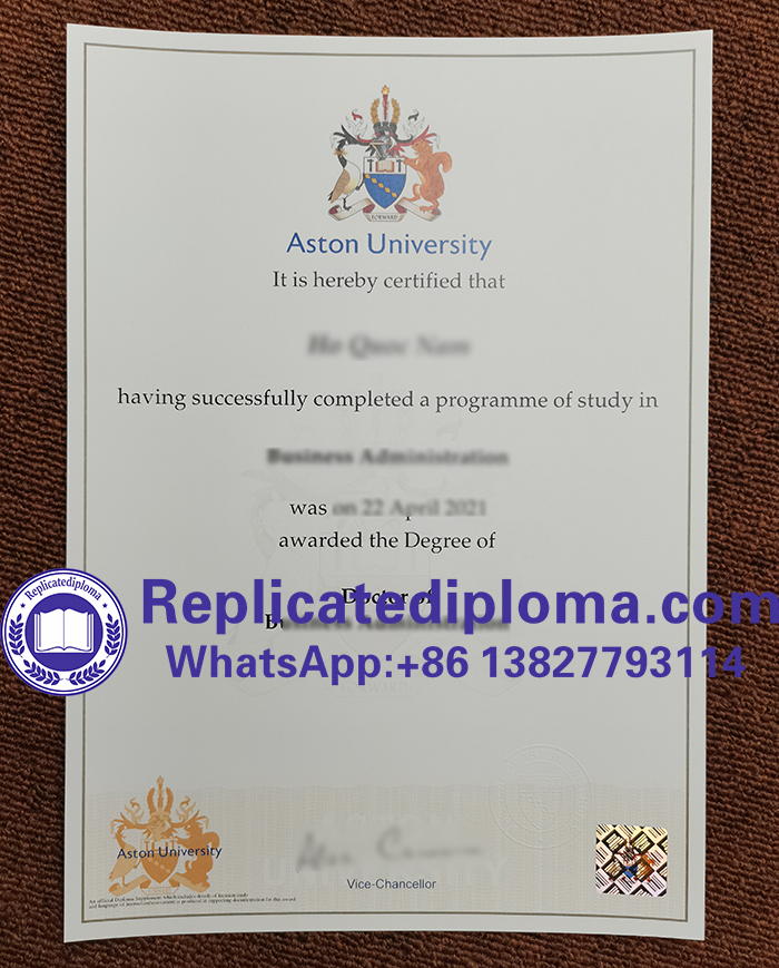 Aston University degree