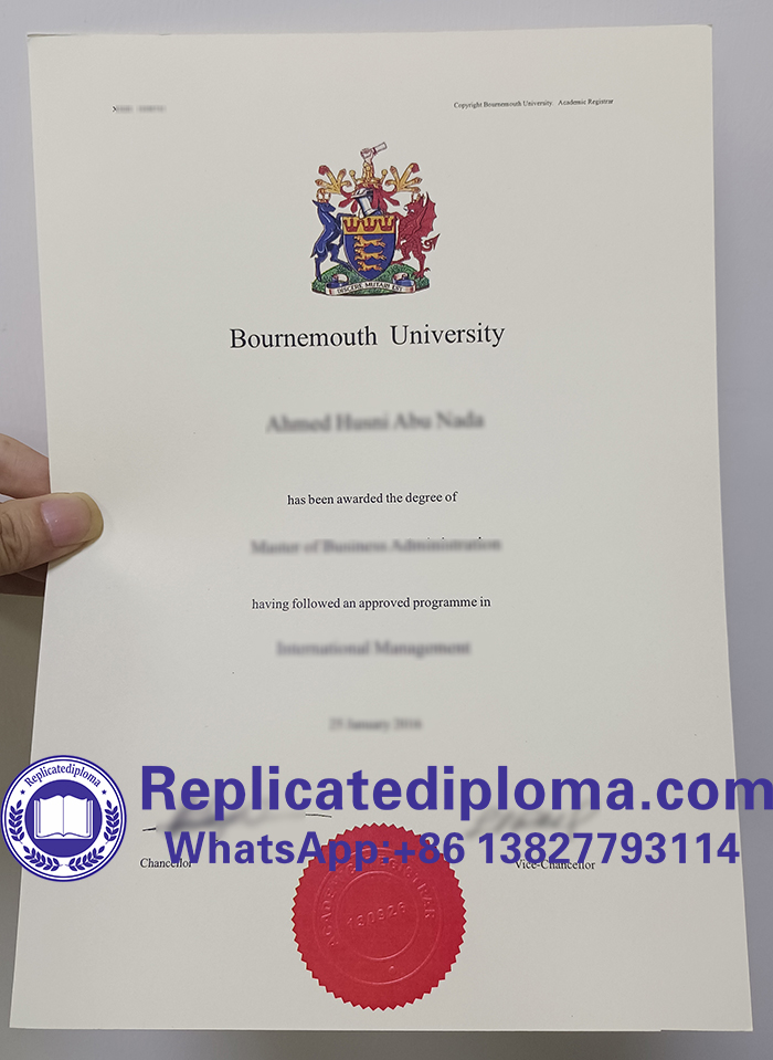 Bournemouth University diploma