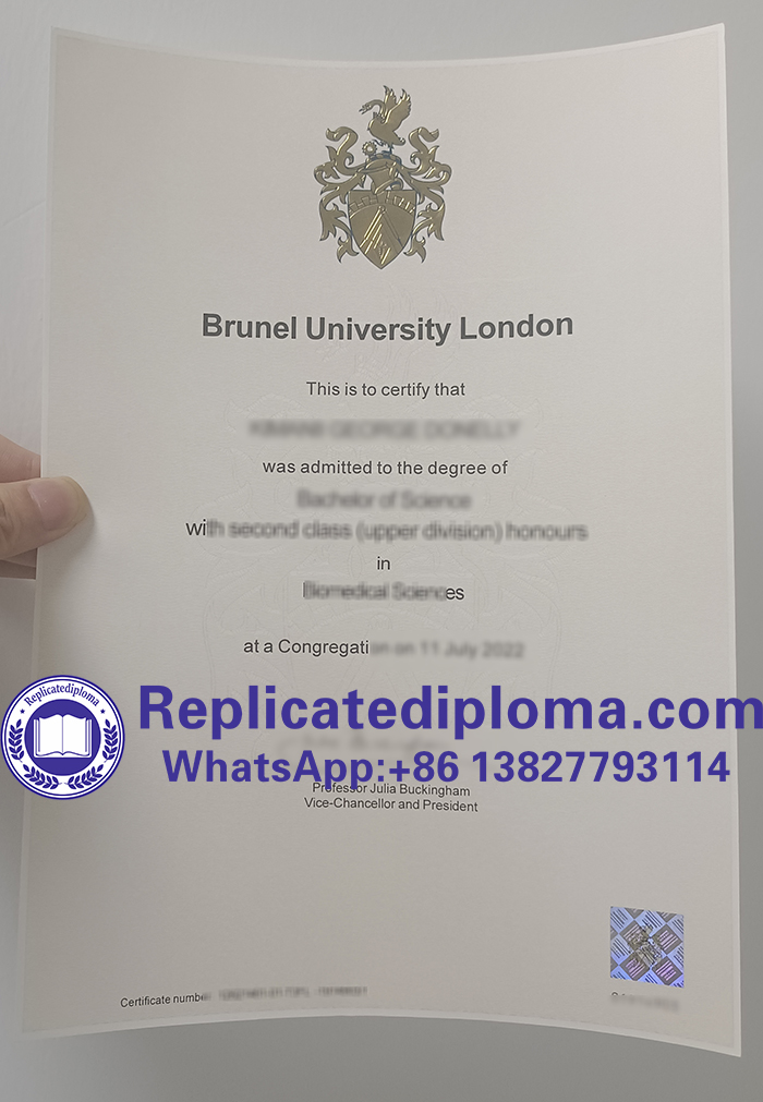 Brunel University London diploma