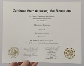 Buy fake Cal State San Bernardino diploma copy fake CSUSB degree
