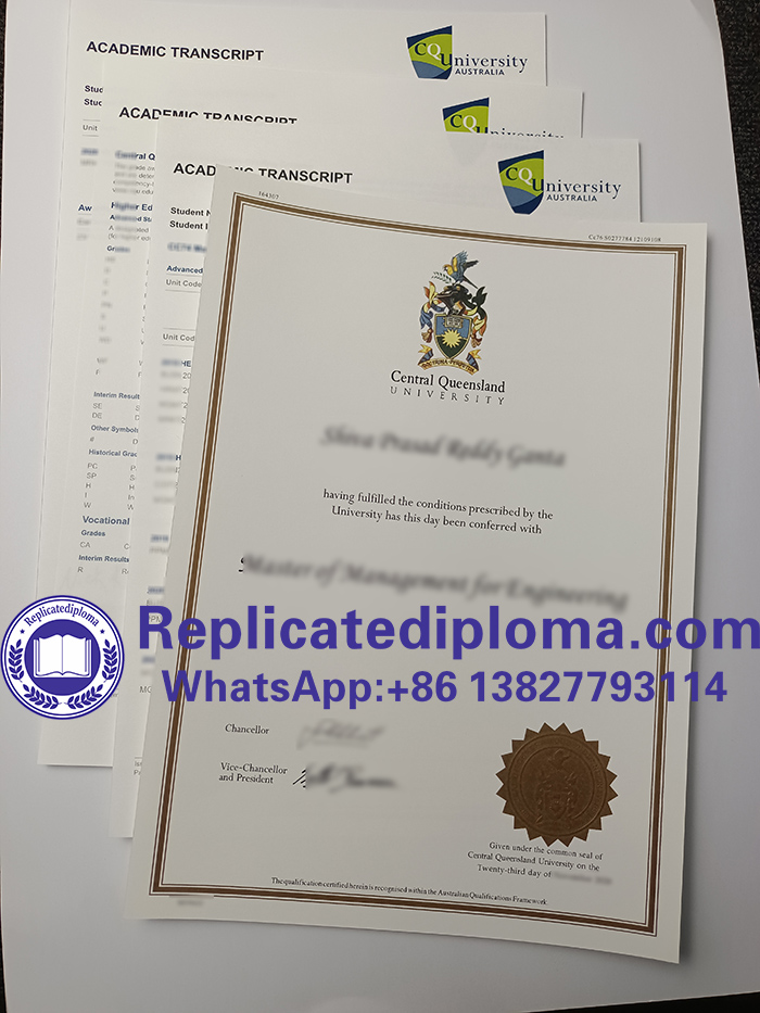 Central Queensland University diploma