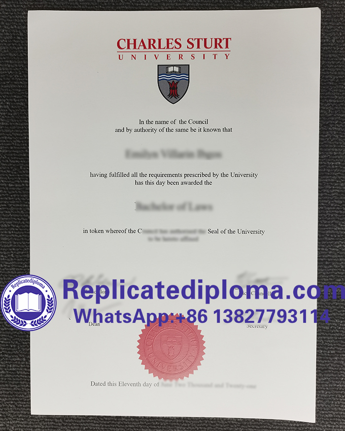 Charles Sturt University diploma