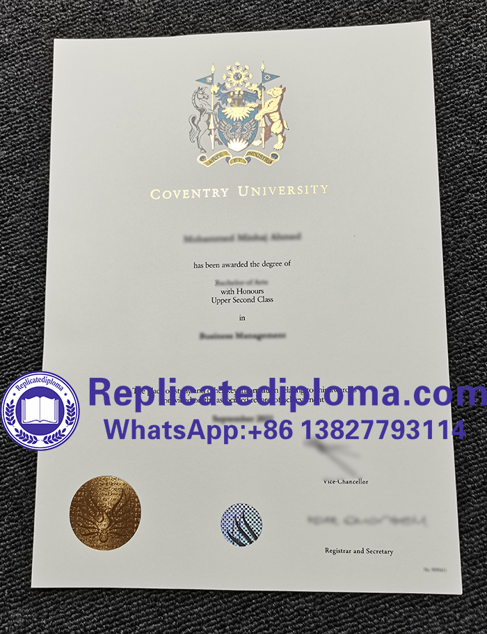 Coventry University diploma