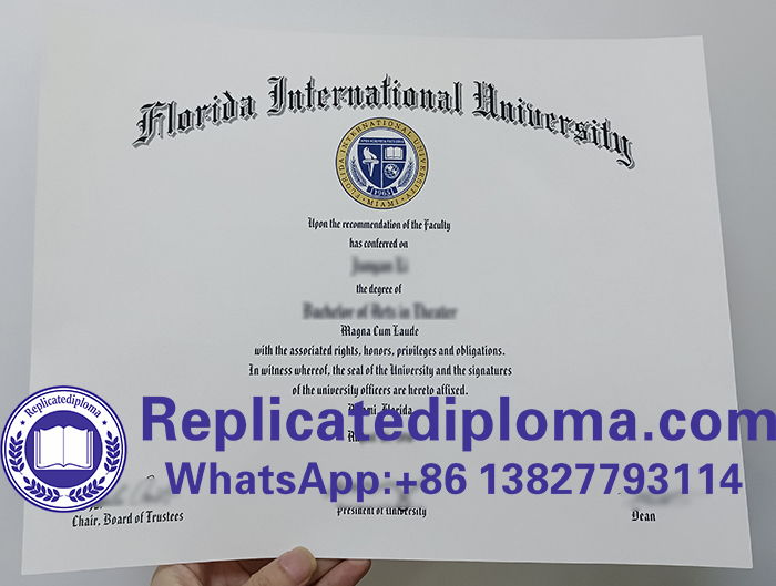 Florida International University diploma