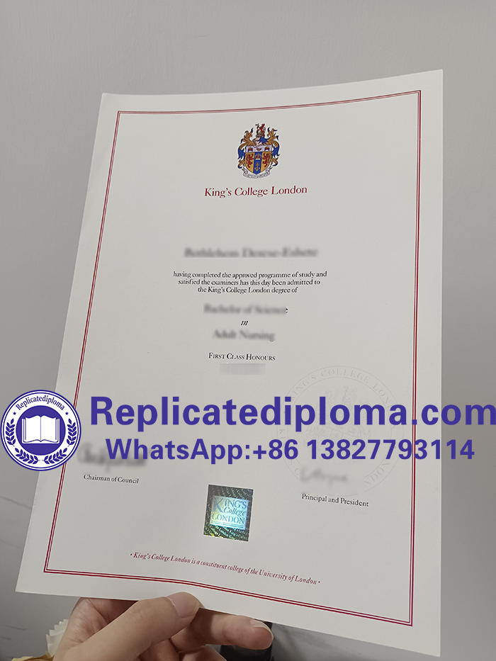 King's College London diploma