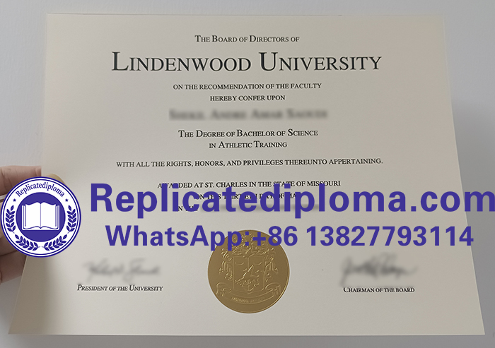 Lindenwood University diploma