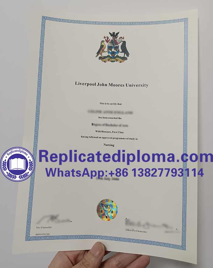 Liverpool John Moores University diploma