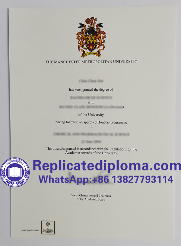 How to buy fake Manchester Metropolitan University diploma in UK ...