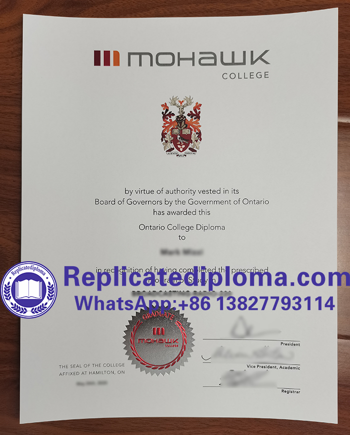 Mohawk College diploma