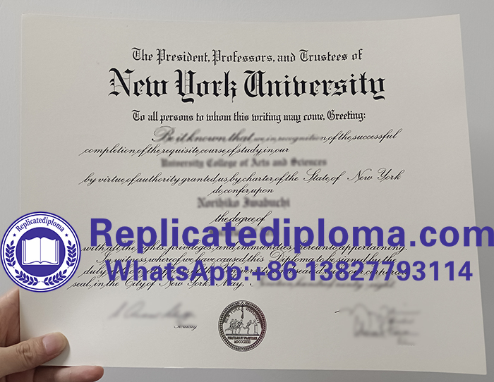 New York University diploma