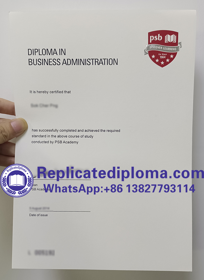 PSB Academy diploma