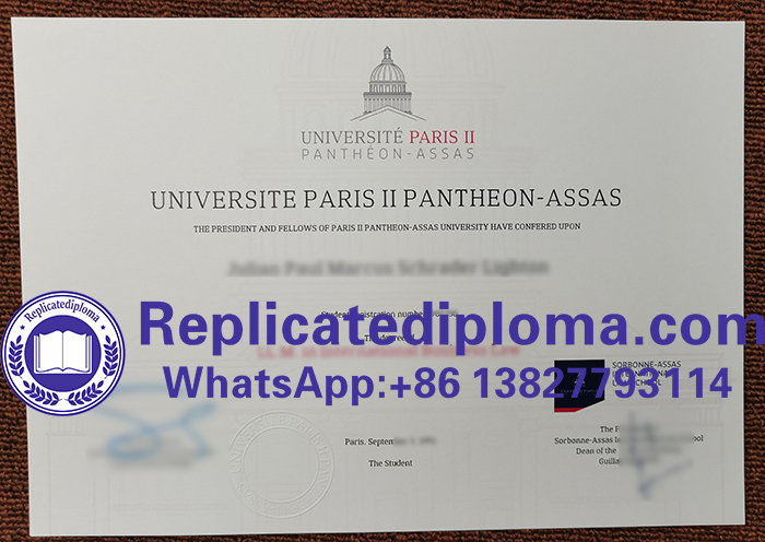 Paris-Panthéon-Assas University diploma