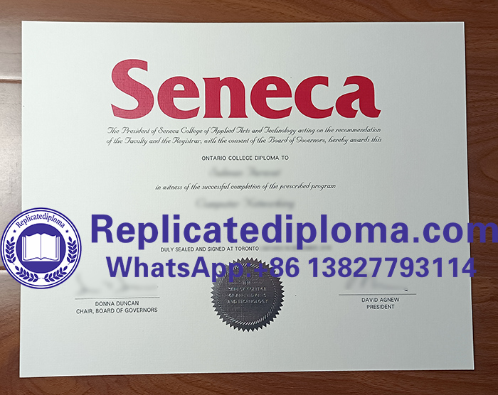 Seneca College diploma