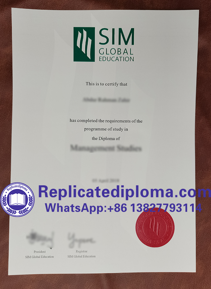 Singapore Institute of Management diploma