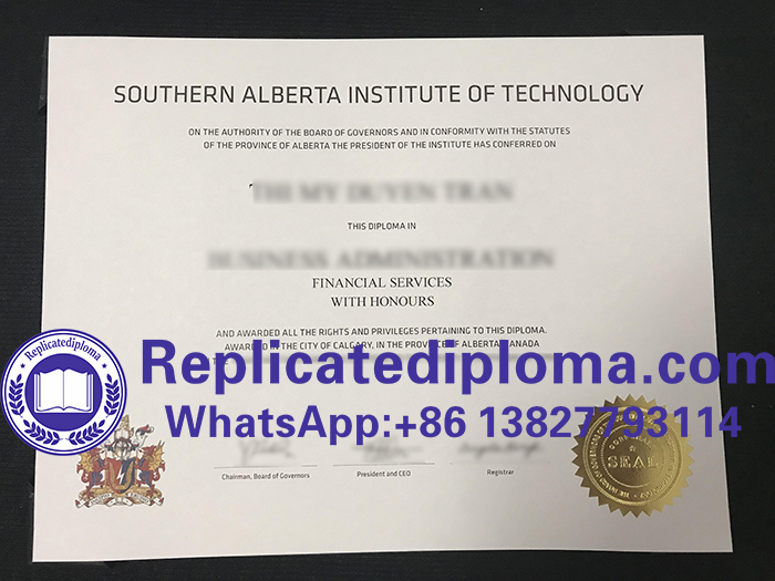 Southern Alberta Institute of Technology diploma