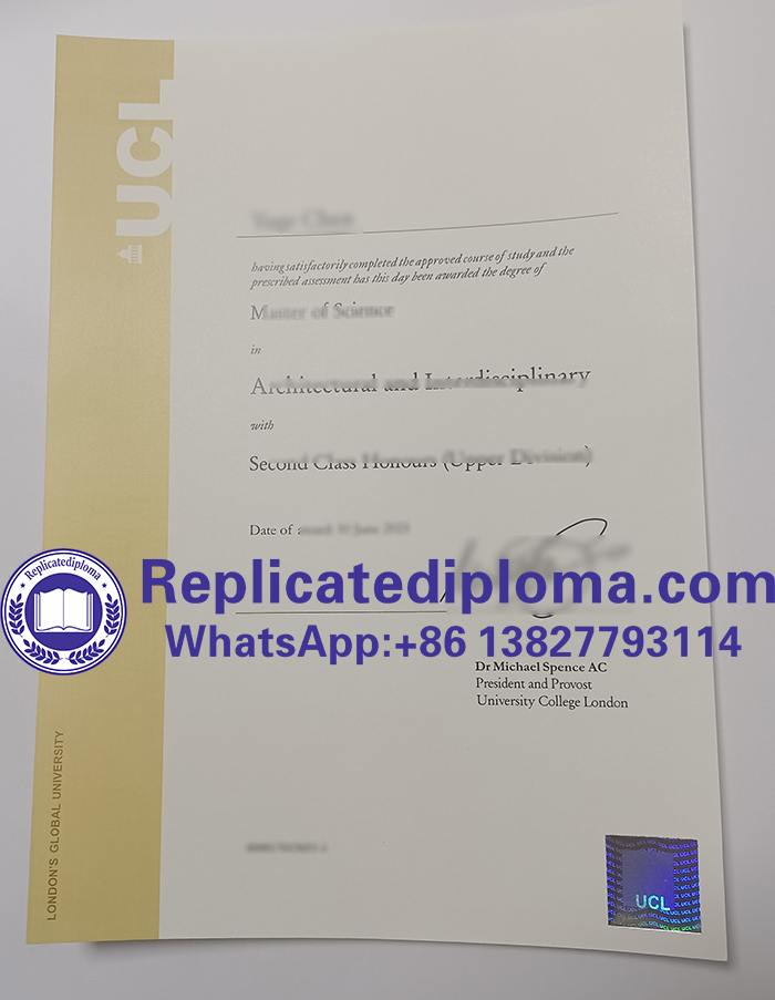 University College London diploma