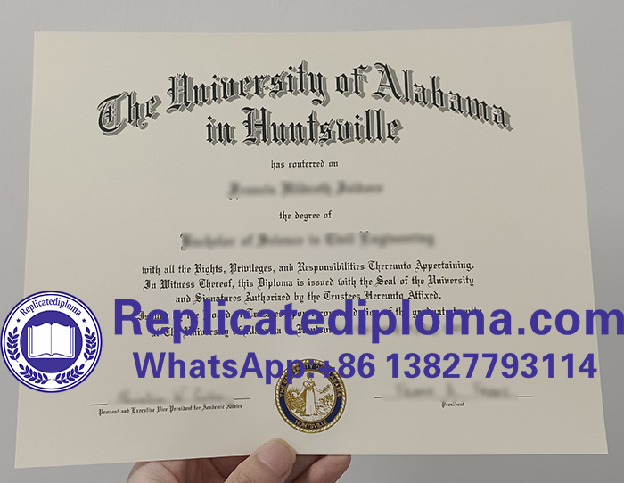 University of Alabama diploma