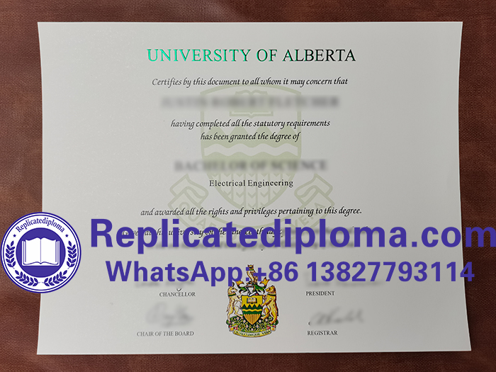 University of Alberta diploma