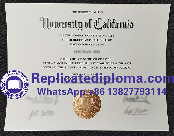 University of California diploma