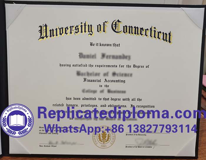 University of Connecticut diploma