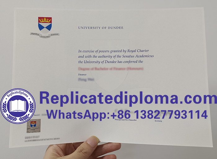 University of Dundee diploma