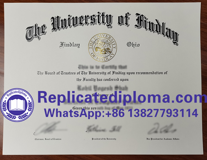 University of Findlay diploma