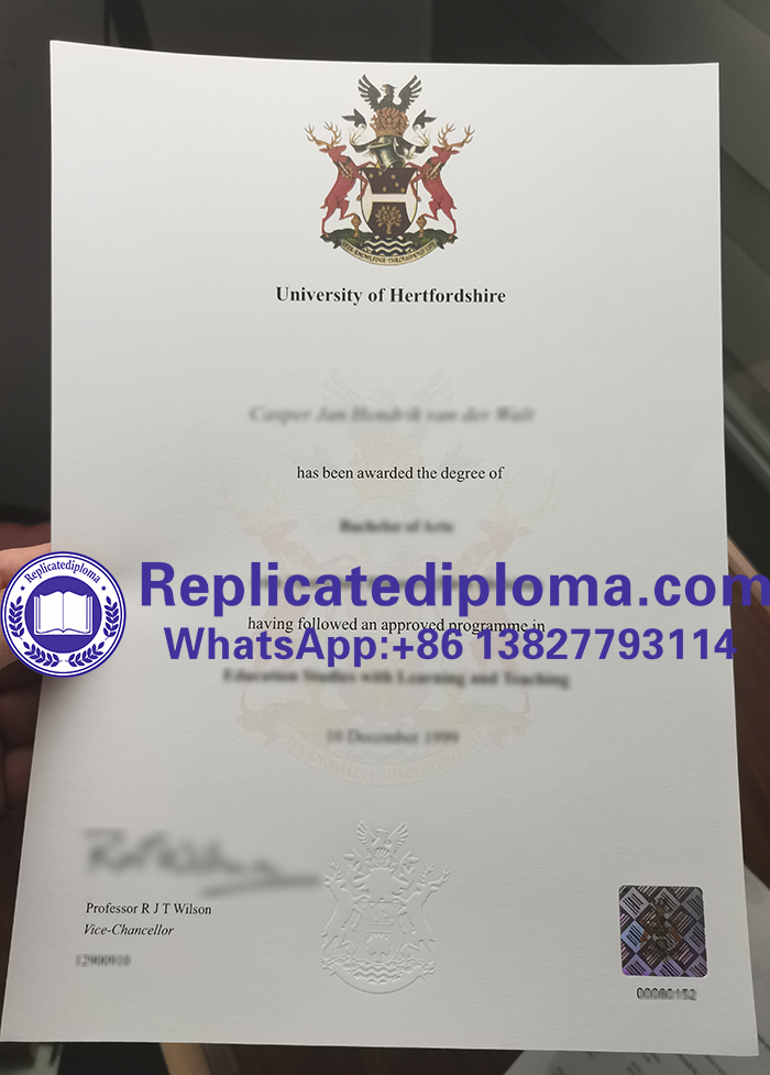 University of Hertfordshire diploma