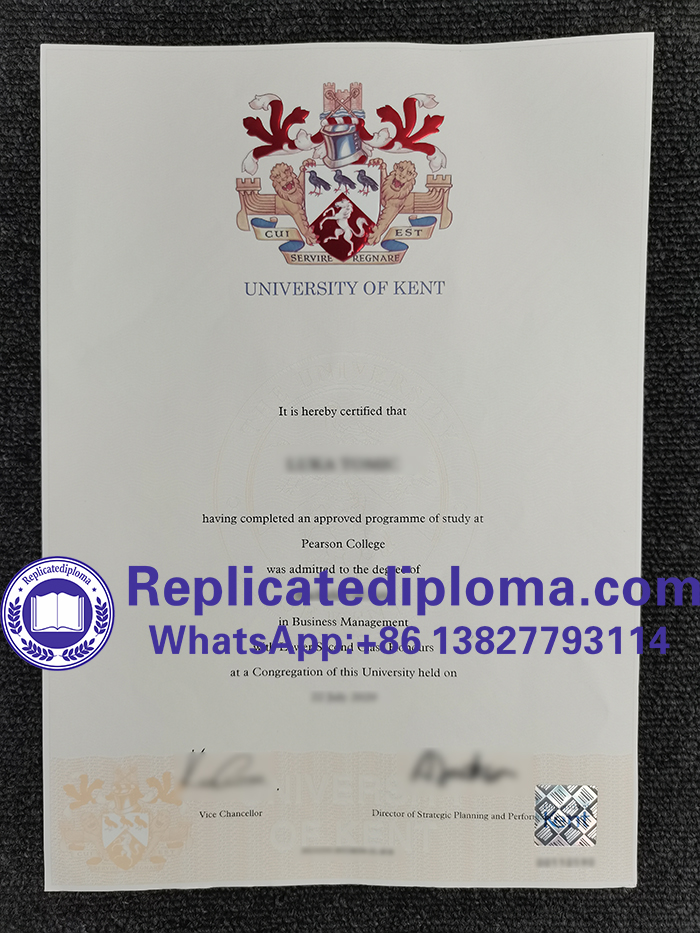 University of Kent diploma