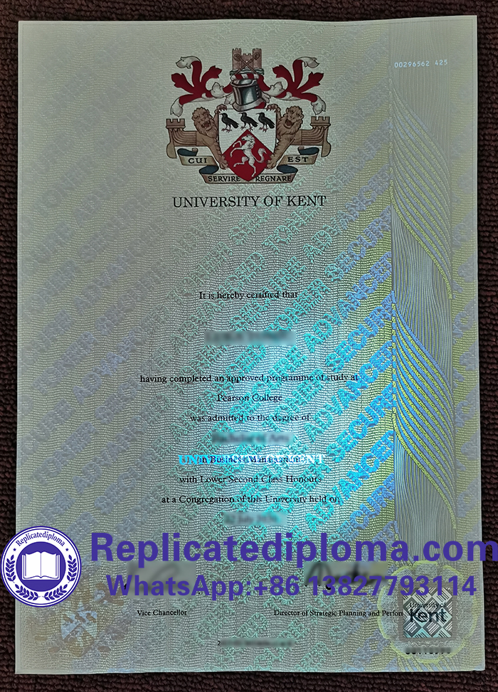 University of Kent diploma