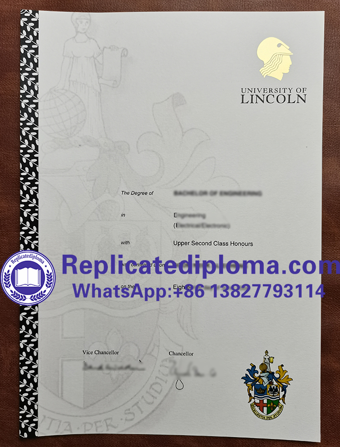 University of Lincoln diploma