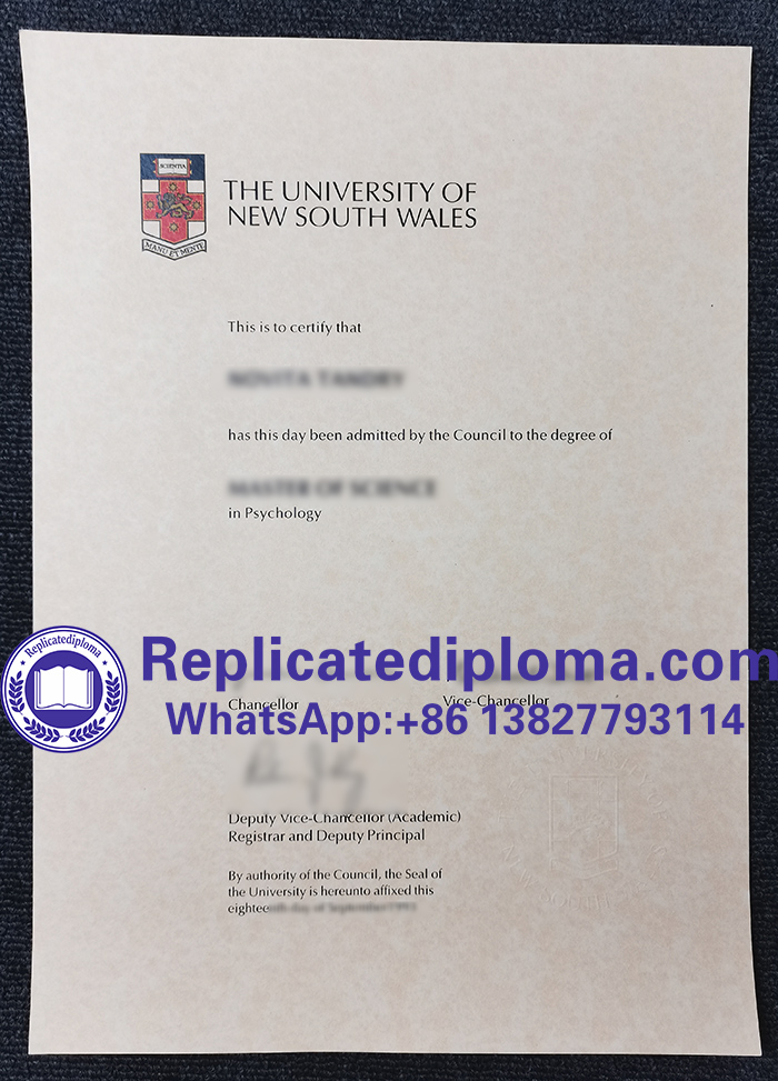 University of New South Wales diploma