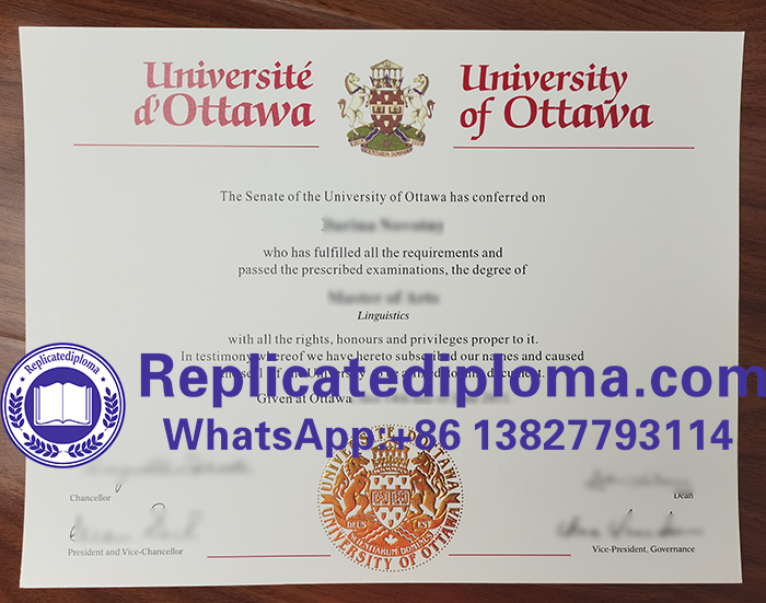 University of Ottawa diploma