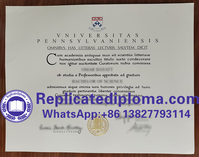 University of Pennsylvania diploma