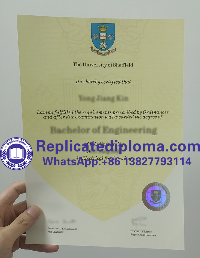 University of Sheffield diploma