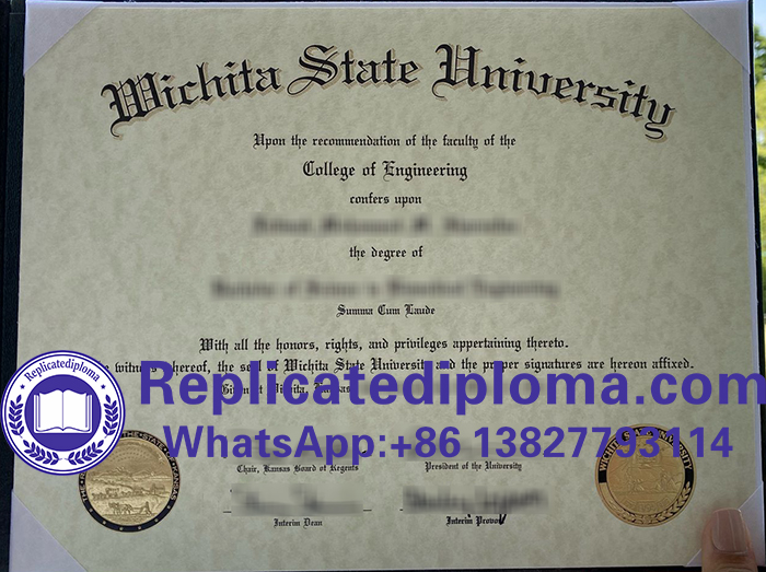 Wichita State University diploma