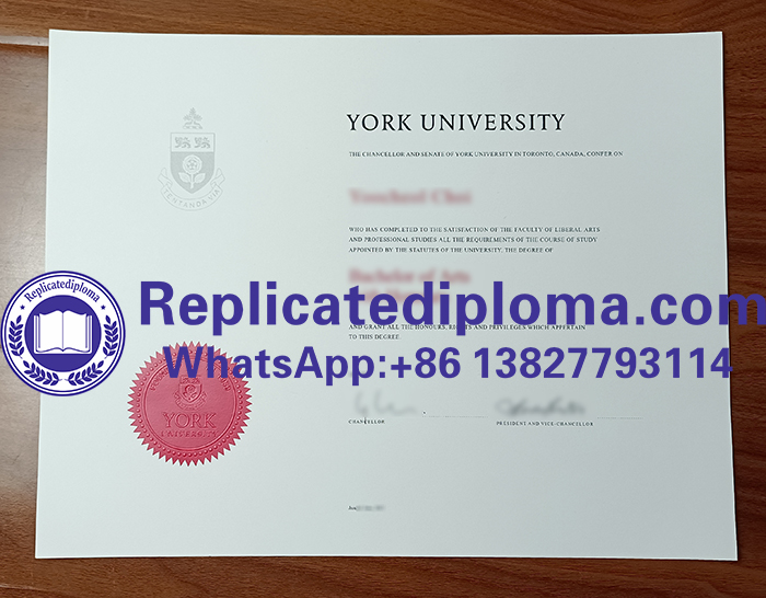 York University diploma