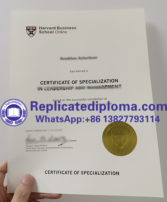 Business School Online Certificate of Specialization