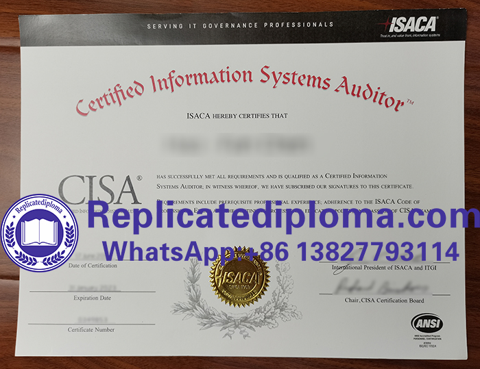 CISA certificate