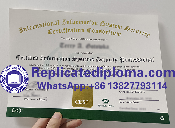 CISSP certificate