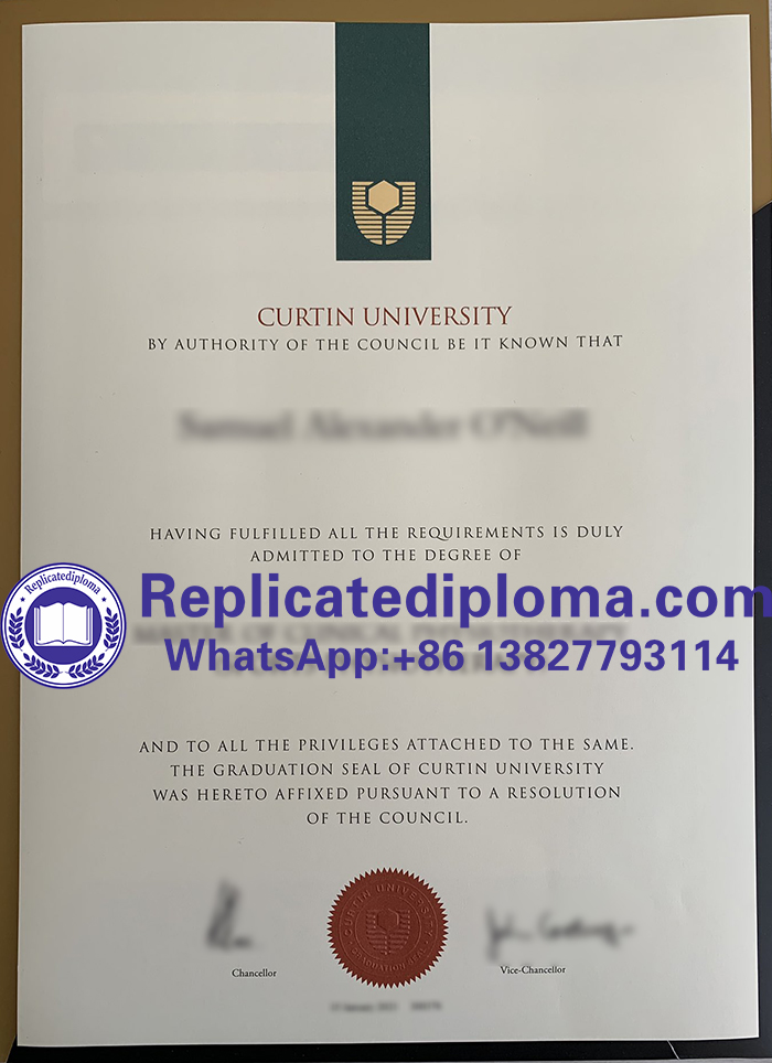 Curtin University diploma