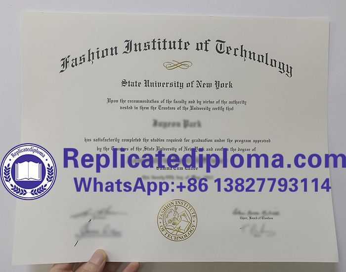 Fashion Institute of Technology diploma