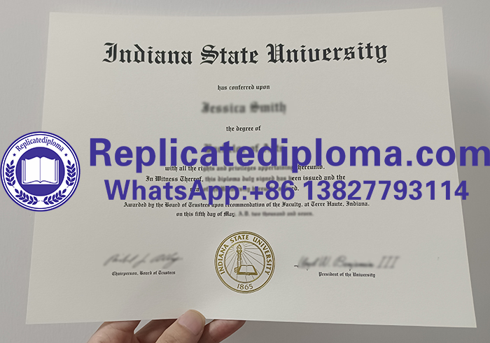 Indiana State University diploma