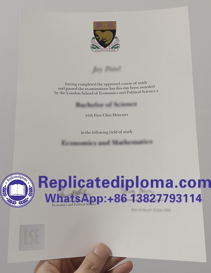 London School of Economics and Political Science diploma