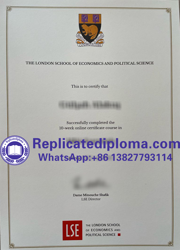 London School of Economics diploma