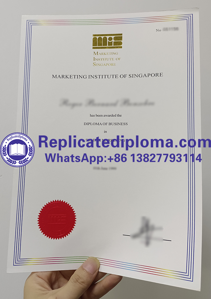 Marketing Institute of Singapore diploma