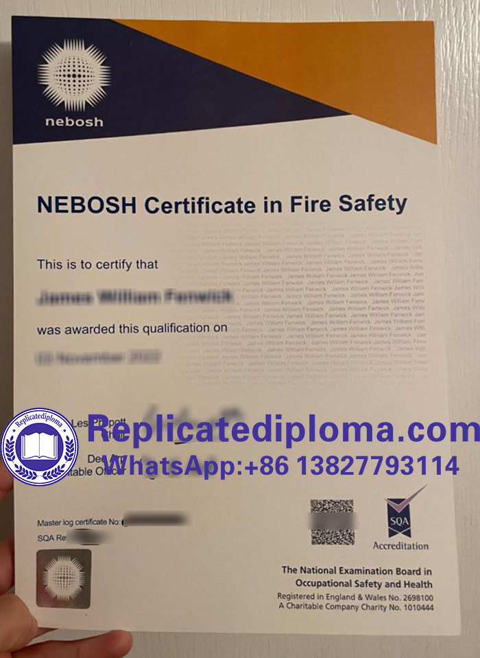 How To Quickly Buy High Quality Nebosh Certificate In Fire Safety 